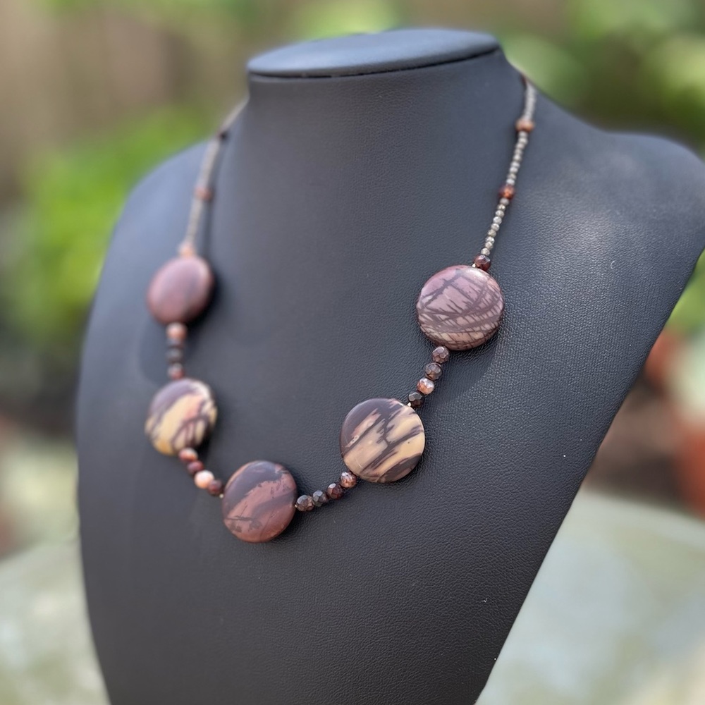 Purple Creek Jasper Handmade Choker